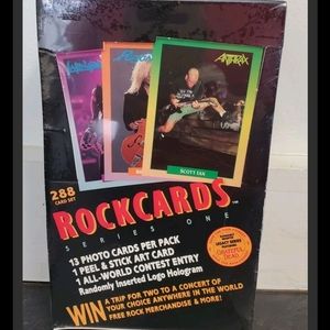 RockCards 1991 *Sealed Box *Series One* Music Trading Cards